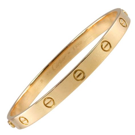 second hand cartier love bangle